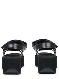 Celine Women's Sandalo Sunny in Pelle Black