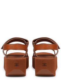 Celine Women's Sandalo Sunny in Pelle Beige