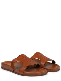 Celine Women's Sandalo Triomphe Con Beige