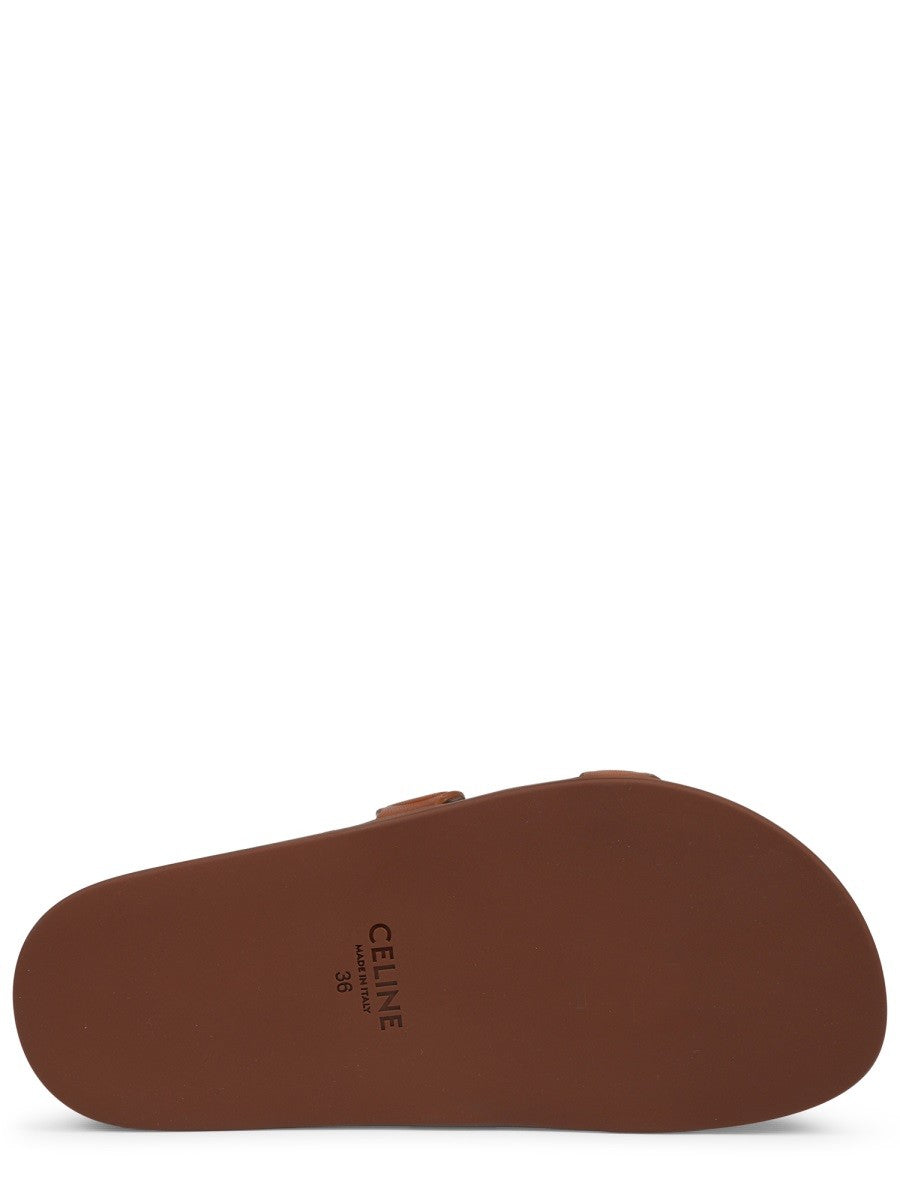 Celine Women's Sandalo Triomphe Con Beige