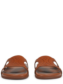 Celine Women's Sandalo Triomphe Con Beige