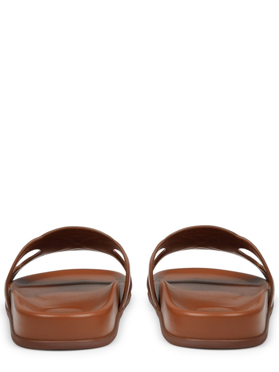 Celine Women's Sandalo Triomphe Con Beige