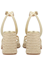 Castañer Women's Vals Sandals Gold, view 4