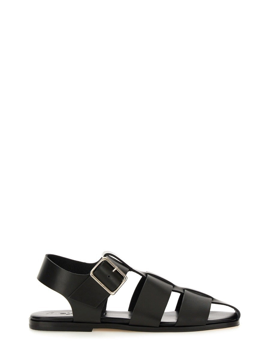 Aeyde Women's Sandalo Whit Black Aeyde