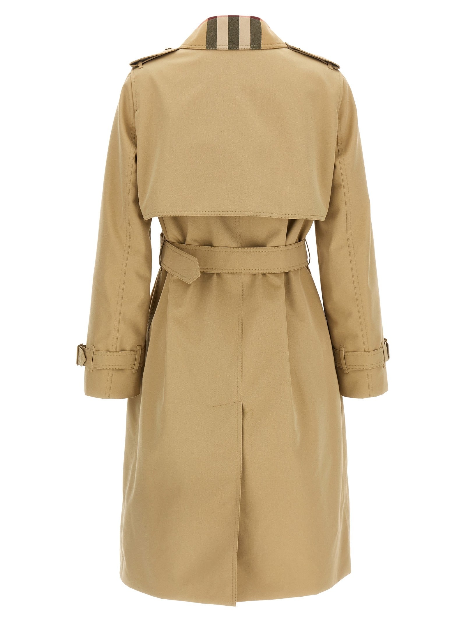 Burberry Sandridge Trench Coat Beige