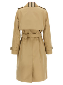 Burberry Sandridge Trench Coat Beige
