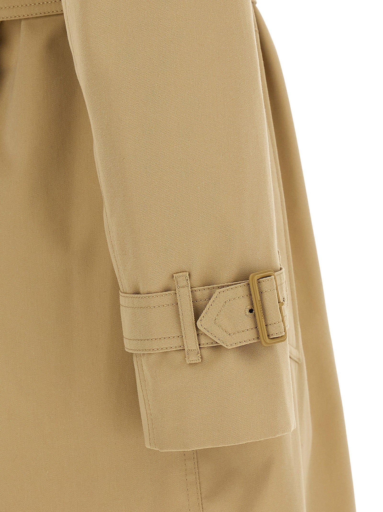 Burberry Sandridge Trench Coat Beige