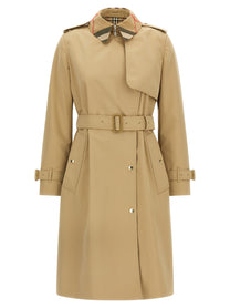 Burberry Sandridge Trench Coat Beige
