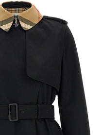 Burberry Sandridge Trench Coat Black