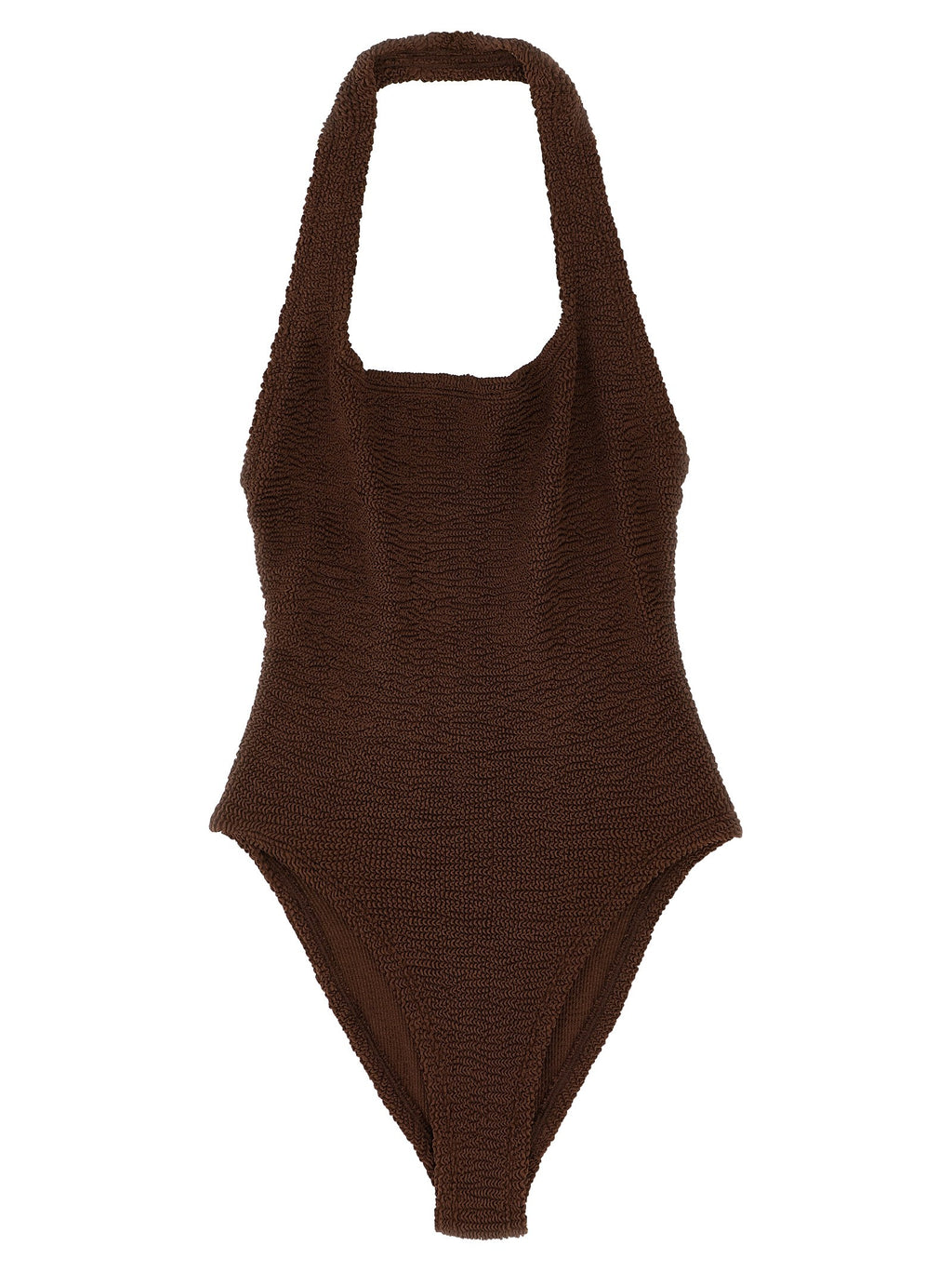 Hunza G Sandy One Piece Swimsuit Brown
