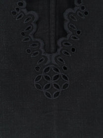 Isabel Marant Étoile Women's Sangallo Cotton Top Black
