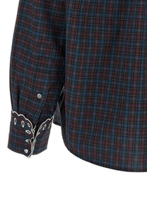 Marni Sangallo Embroidery Shirt Blue, view 4