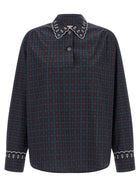 Marni Sangallo Embroidery Shirt Blue