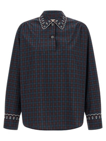 Marni Sangallo Embroidery Shirt Blue