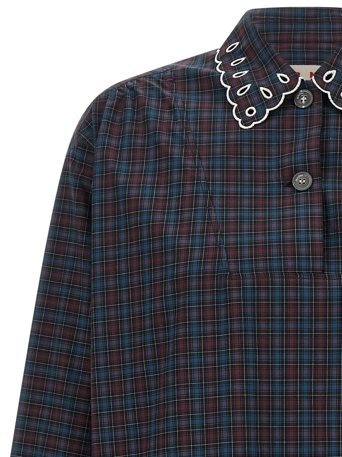 Marni Sangallo Embroidery Shirt Blue, view 3