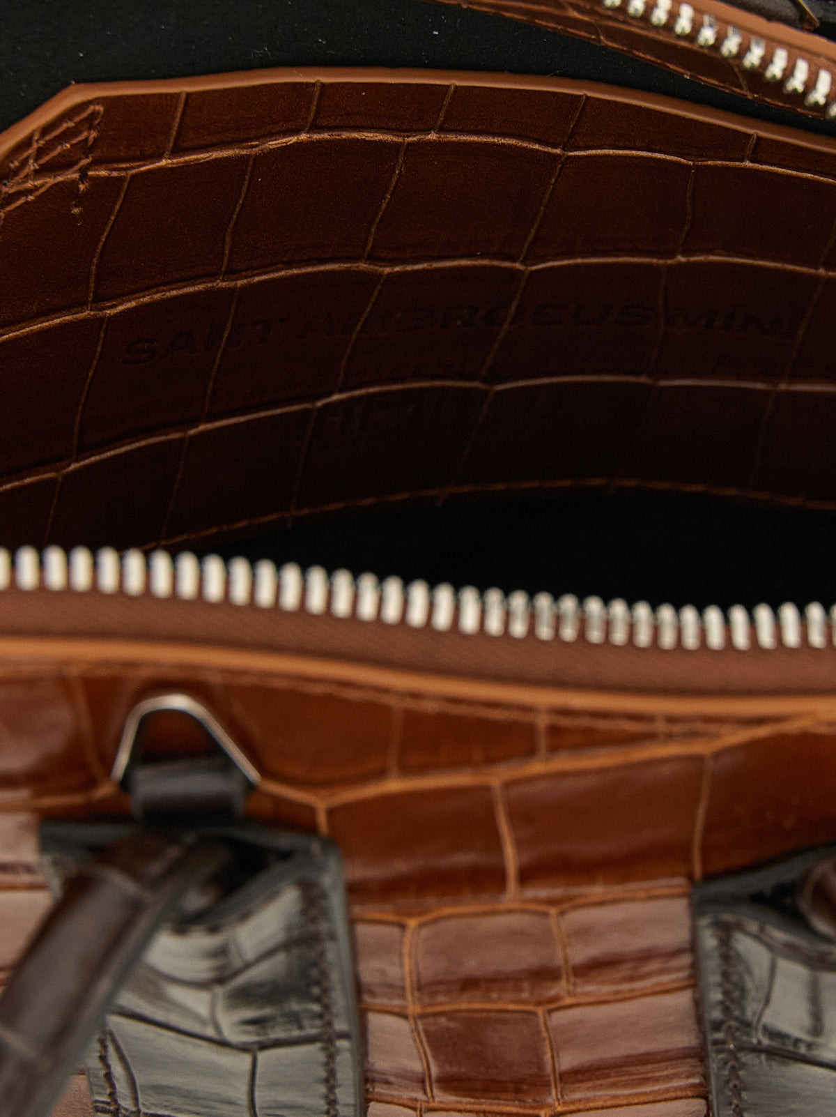 The Attico Sant Ambroeus Mini Handbag Superattico Brown, view 4