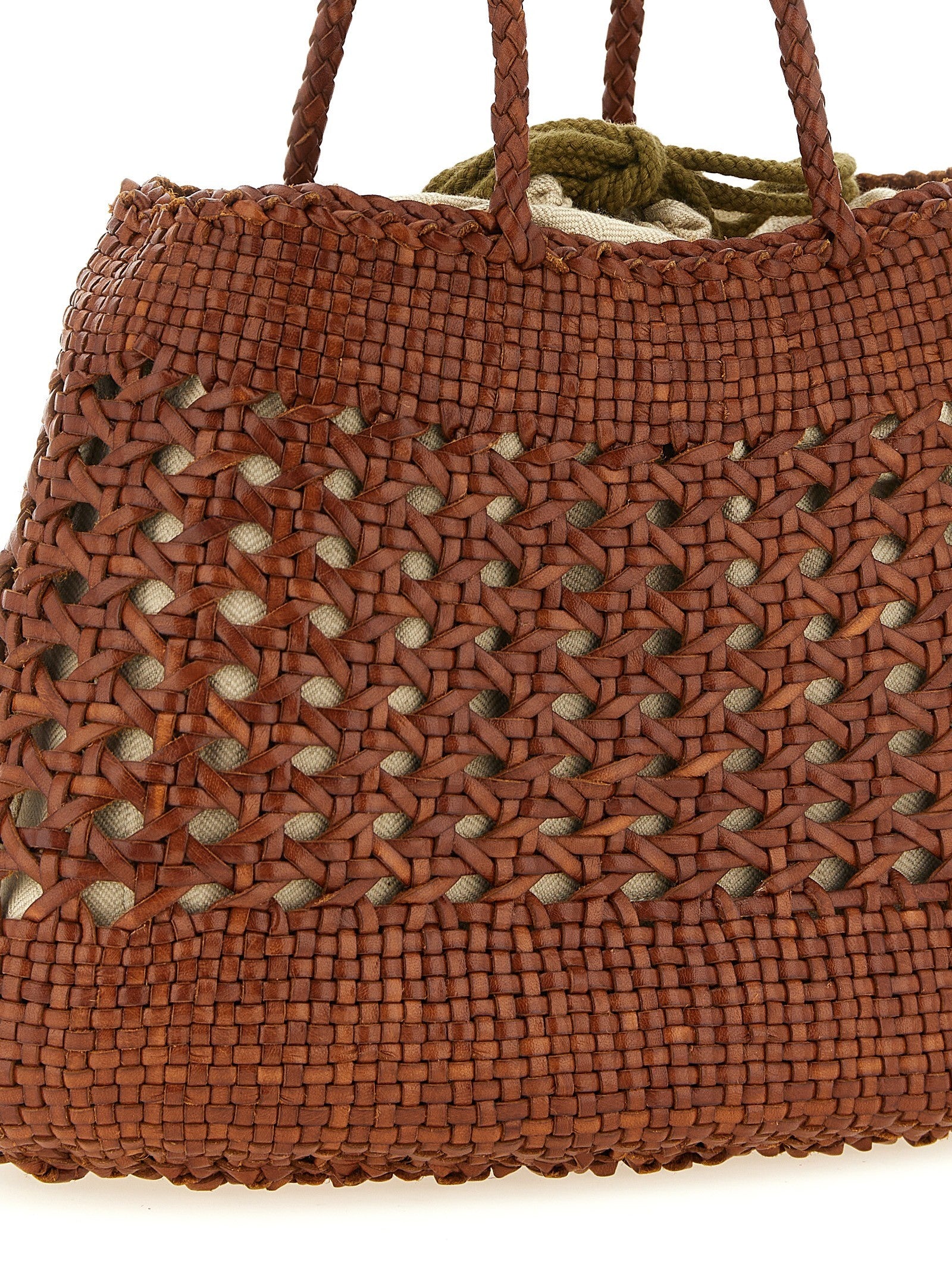 Dragon Diffusion Santa Cano Handbag Brown