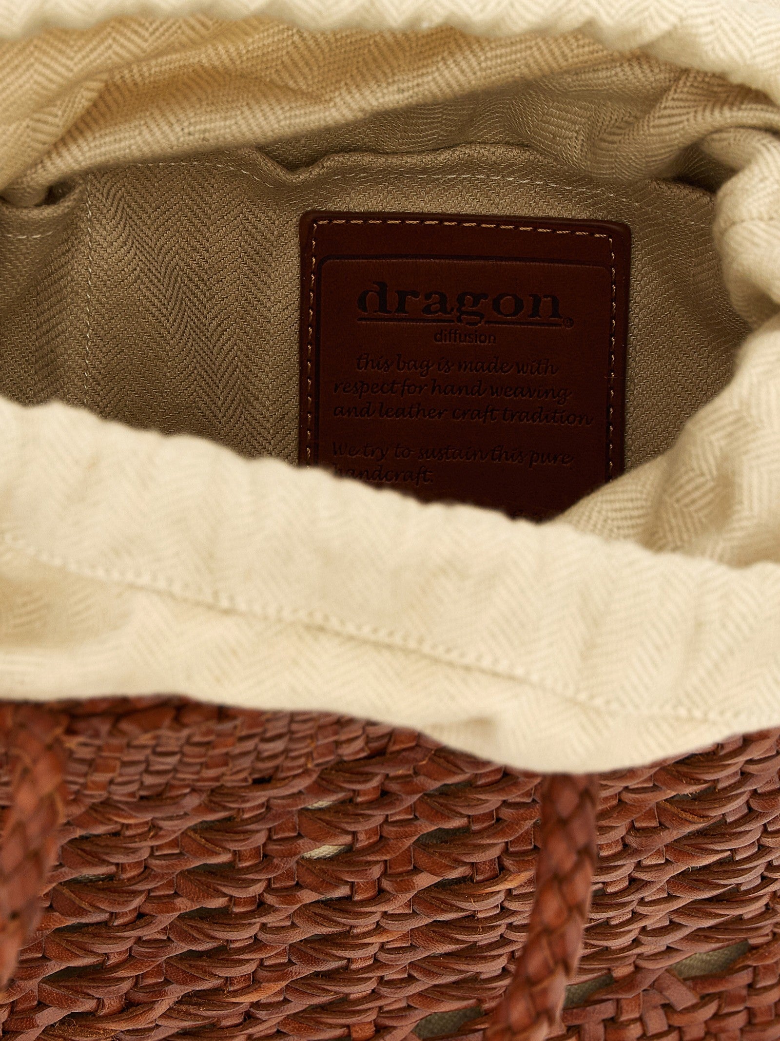 Dragon Diffusion Santa Cano Handbag Brown