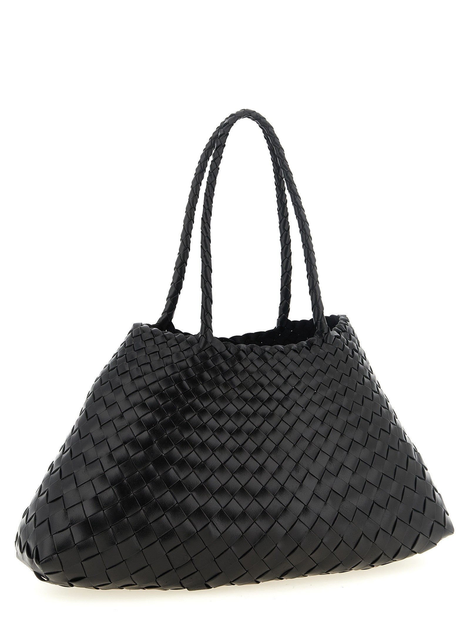 Dragon Diffusion Santa Croce Big Shoulder Bag Black