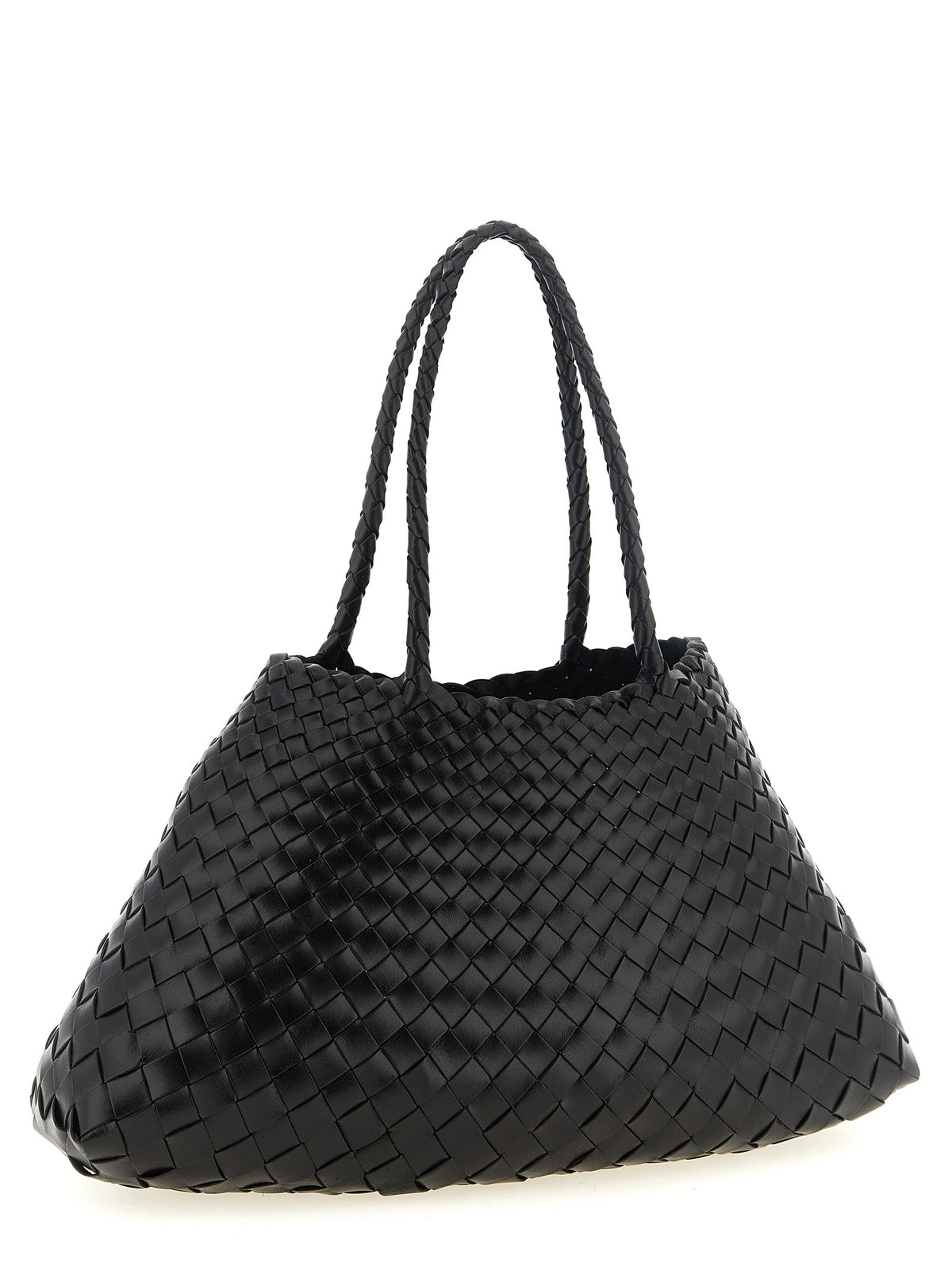 Dragon Diffusion Santa Croce Big Shoulder Bag Black, view 2