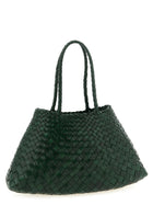 Dragon Diffusion Santa Croce Big Shoulder Bag Green, view 2