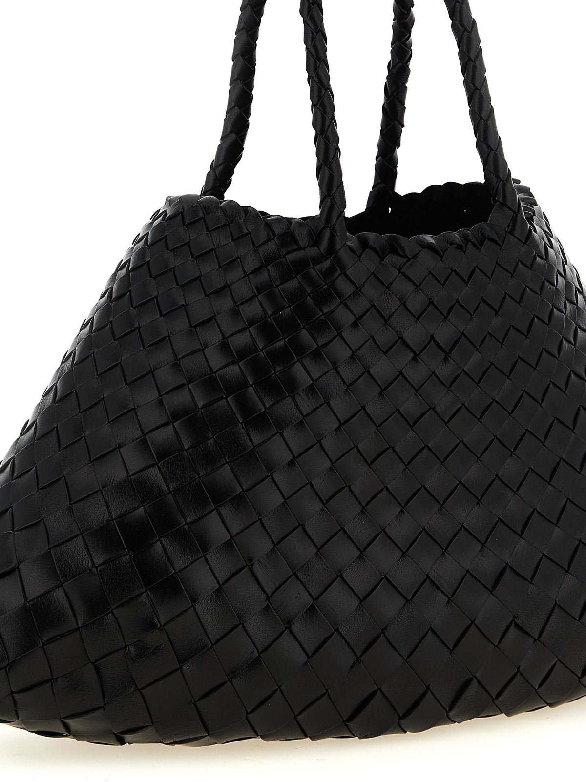 Dragon Diffusion Santa Croce Small Handbag Black, view 3