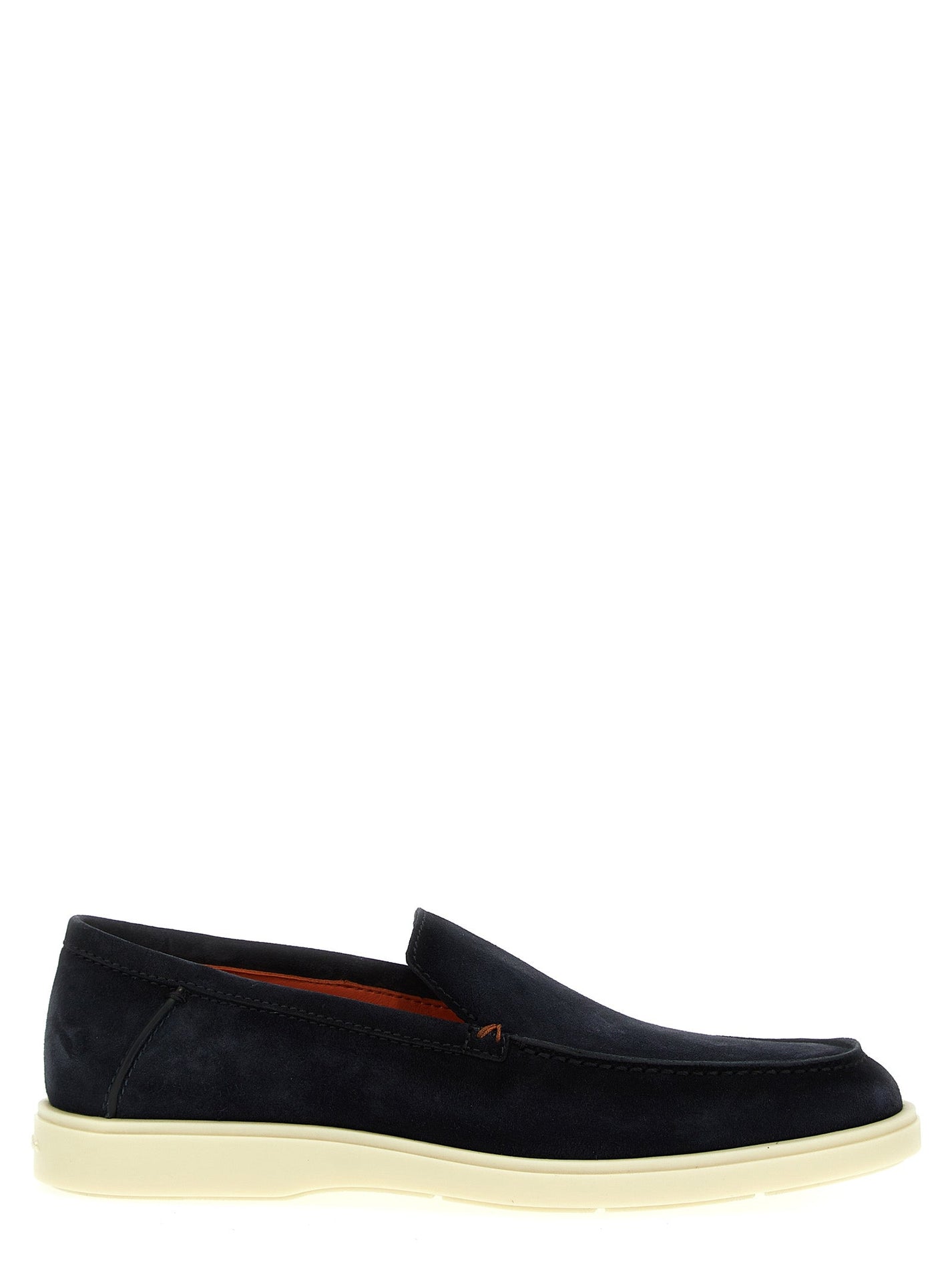 SANTONI - SANTONI - Suede loafers - Men’s Shoes