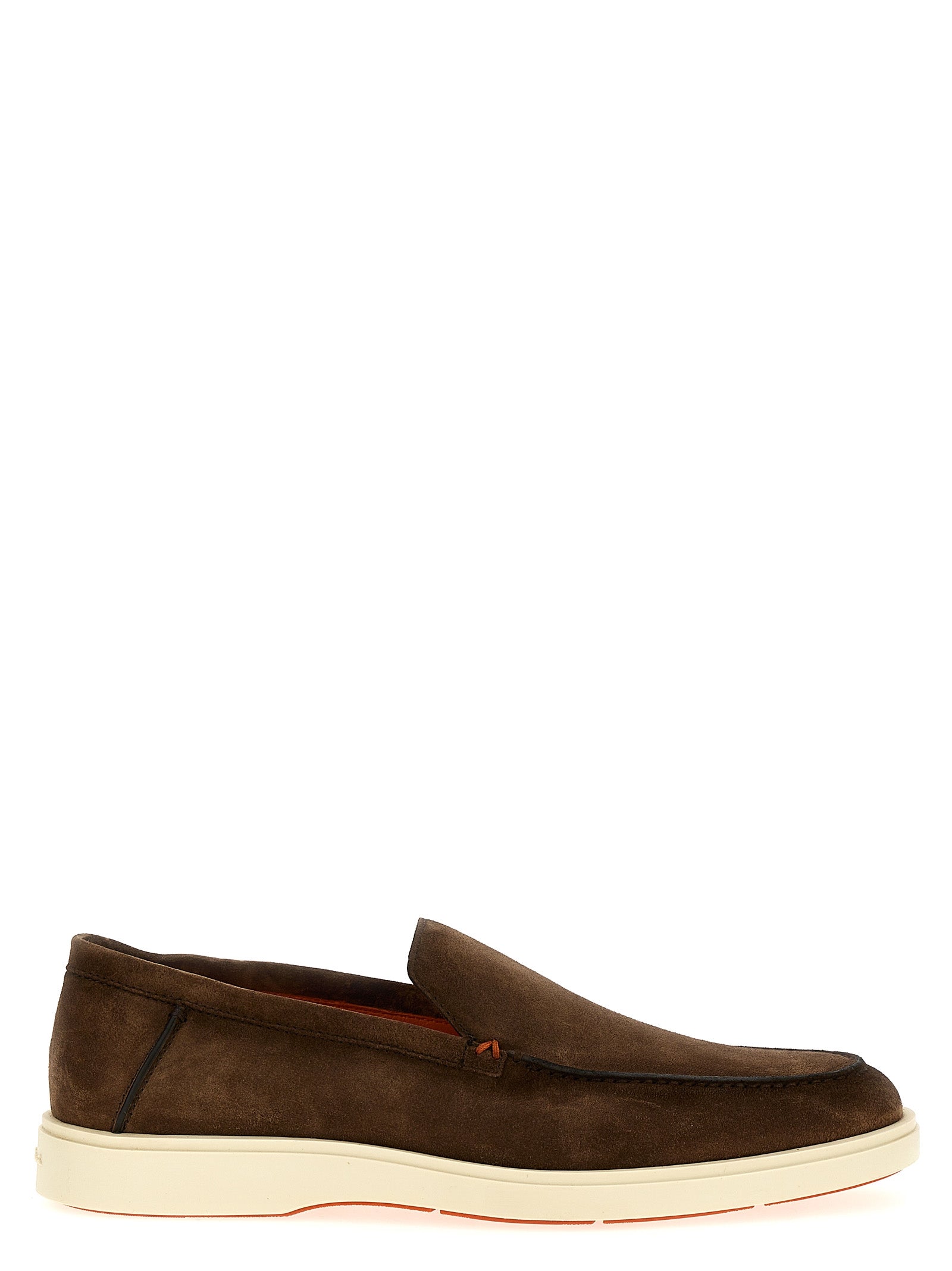 SANTONI - SANTONI - Suede loafers - Men’s Shoes