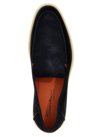 SANTONI - SANTONI - Suede loafers - Men’s Shoes