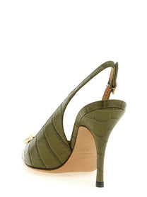 Ferragamo Sara Slingback Green