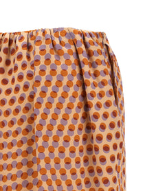 Dries Van Noten Saronga Bis Skirt Gold