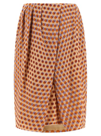 Dries Van Noten Saronga Bis Skirt Gold