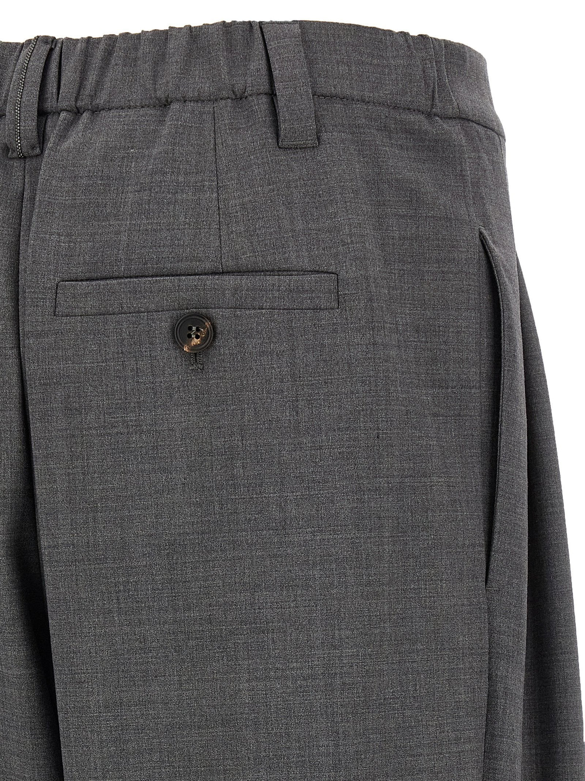Brunello Cucinelli Sartorial Baggy Pants Grey