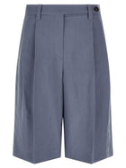 Brunello Cucinelli Sartorial Bermuda Shorts Blue