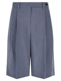 Brunello Cucinelli Sartorial Bermuda Shorts Blue