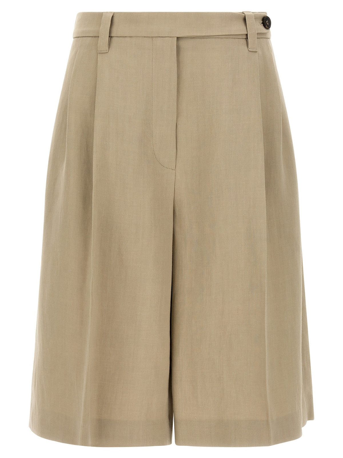 Brunello Cucinelli Sartorial Bermuda Shorts Beige