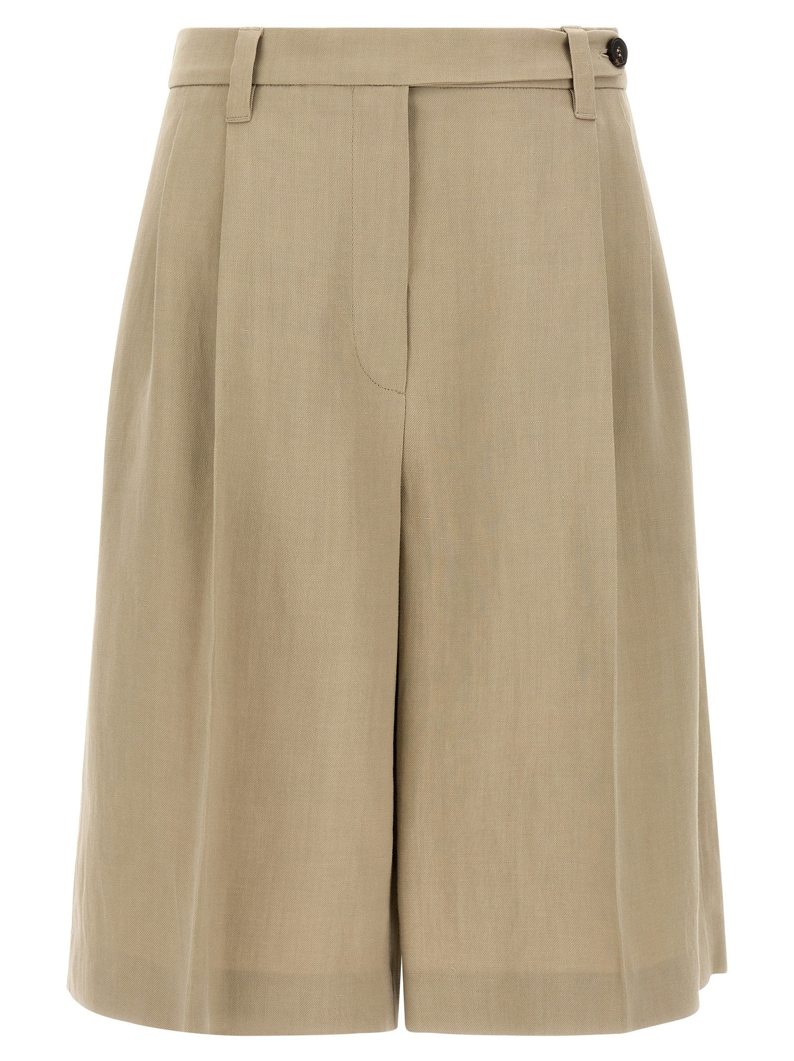 Brunello Cucinelli Sartorial Bermuda Shorts Beige