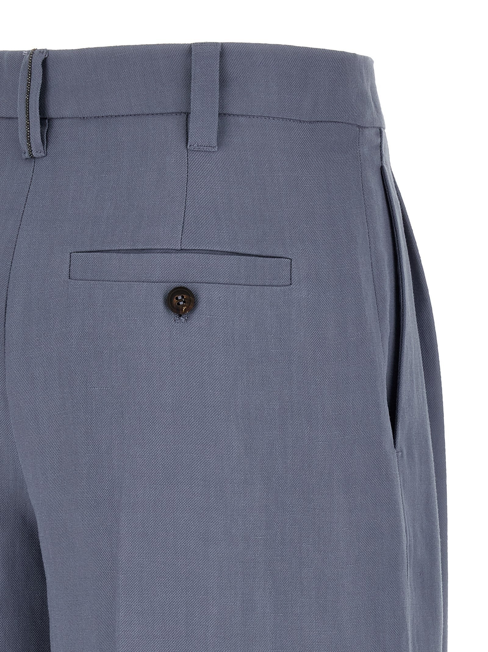 Brunello Cucinelli Sartorial Bermuda Shorts Blue