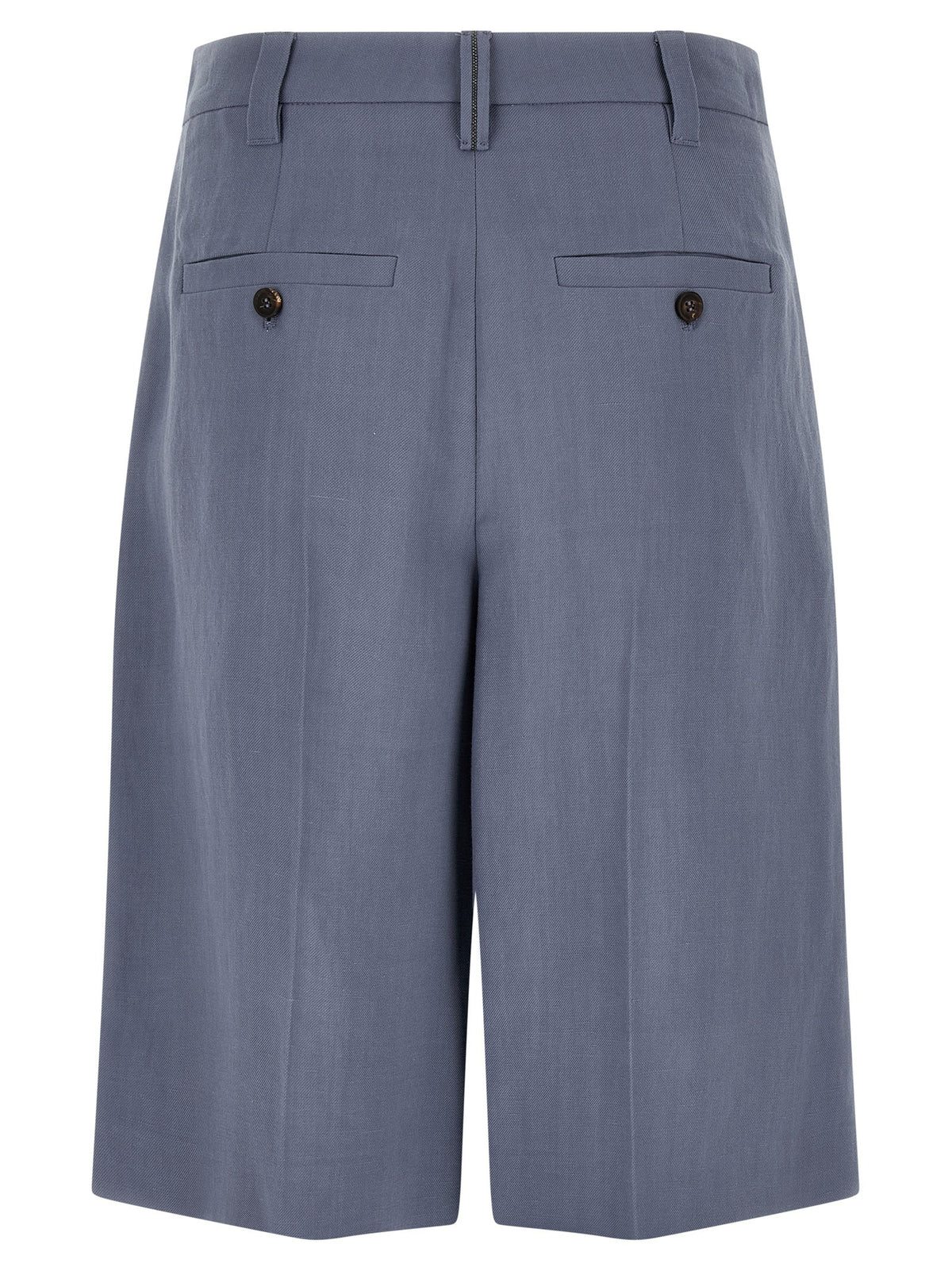 Brunello Cucinelli Sartorial Bermuda Shorts Blue, view 2