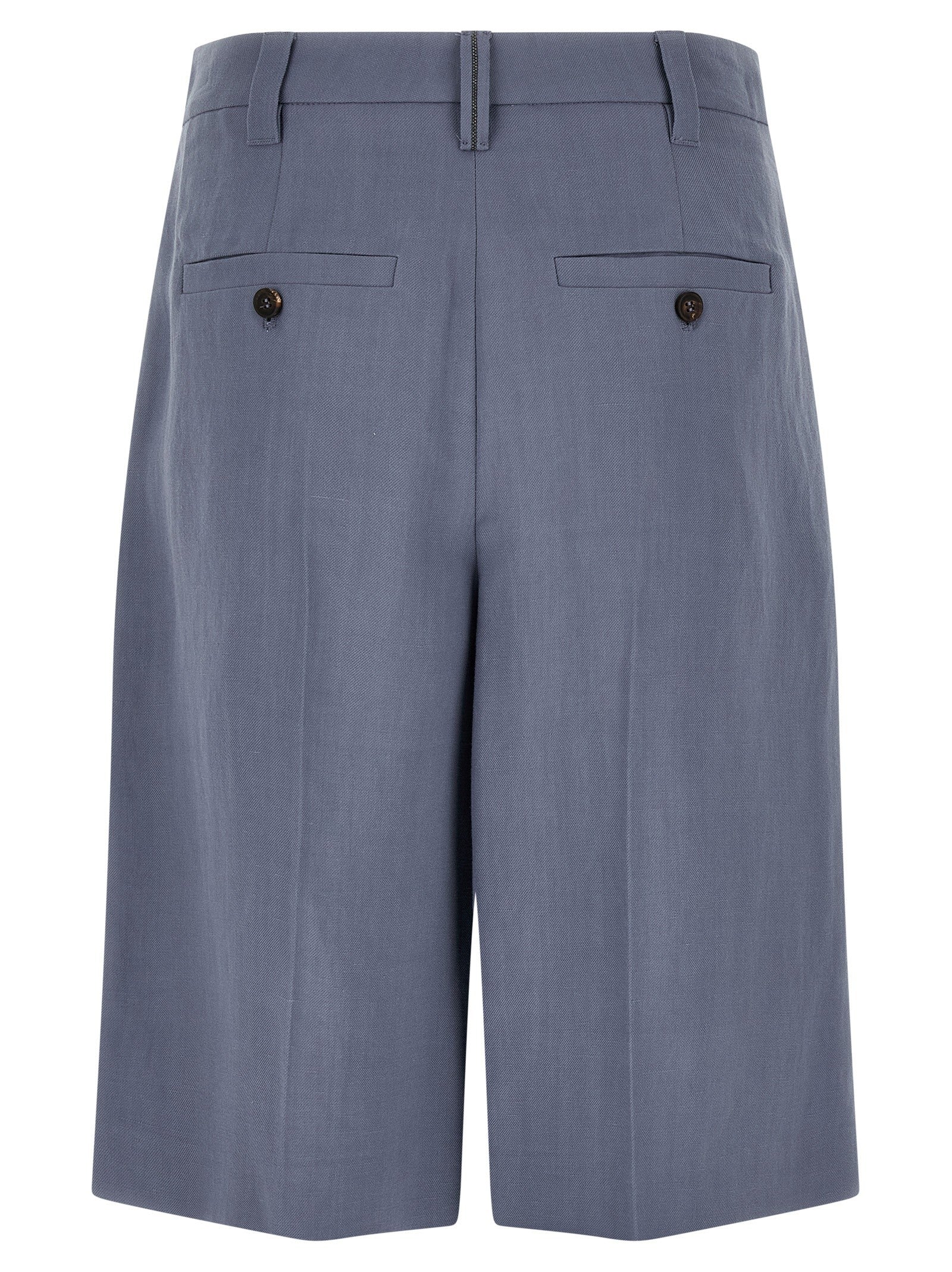 Brunello Cucinelli Sartorial Bermuda Shorts Blue