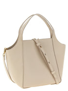 Brunello Cucinelli Sartorial Bucket Small Handbag Beige, view 2