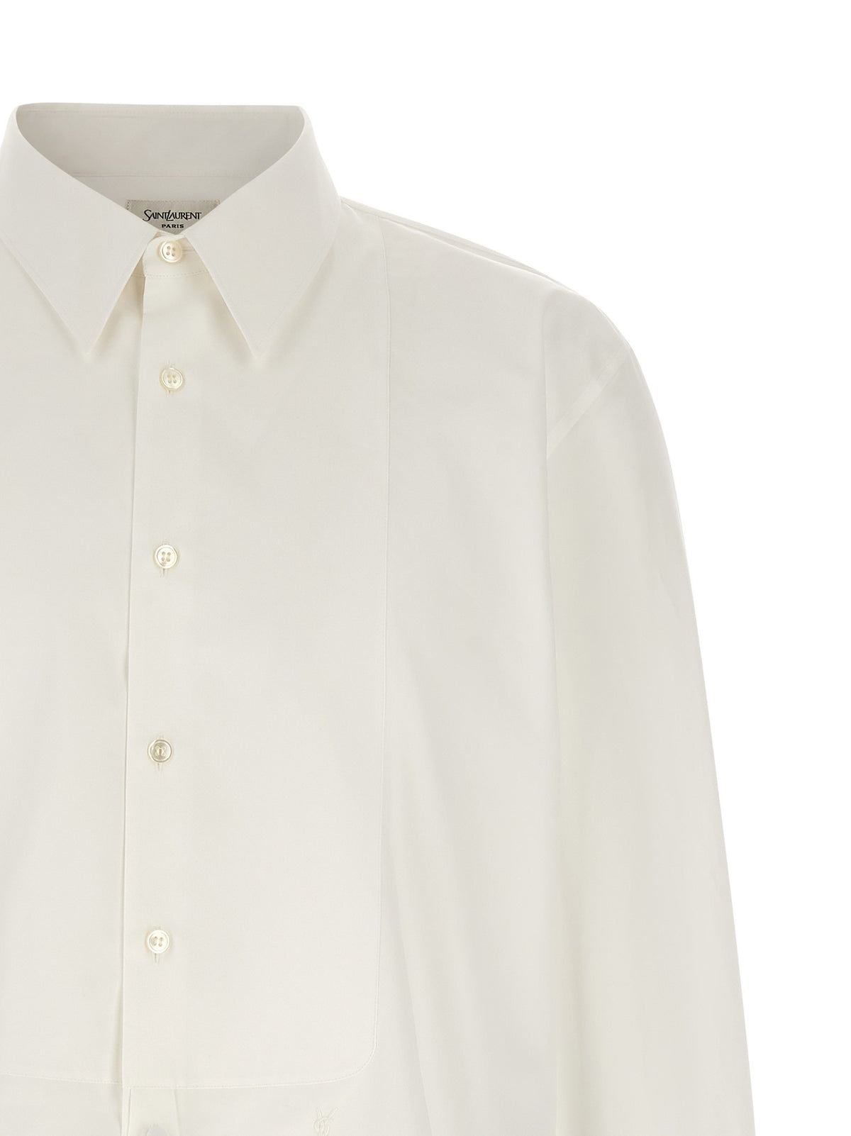 Saint Laurent Men's Cotton Shirt White, view 3