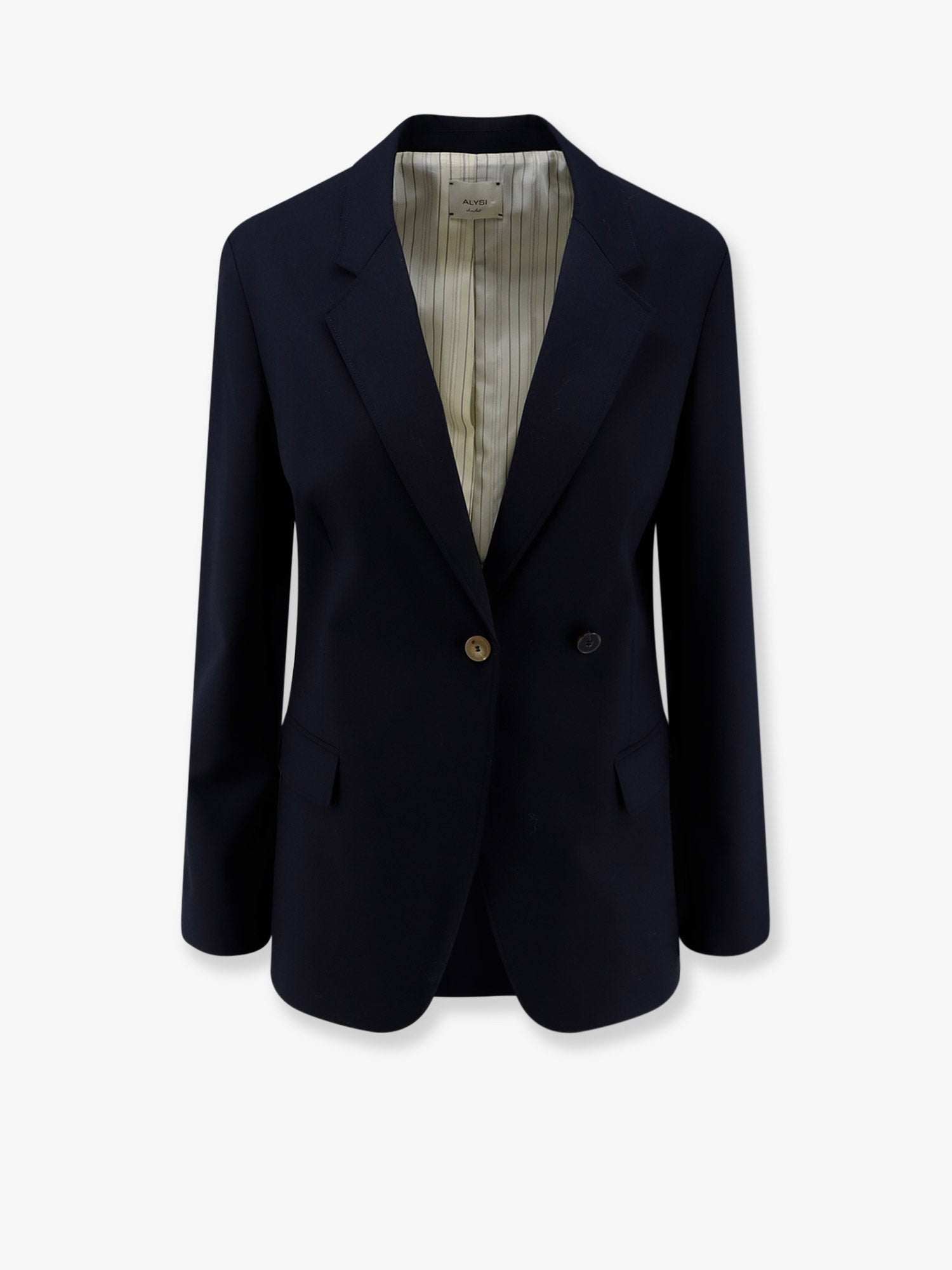 Alysi Women's Sartorial Virgin Wool Blend Blazer NOTTE