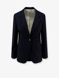 Alysi Women's Sartorial Virgin Wool Blend Blazer NOTTE