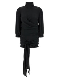 The Attico Sash Top Black