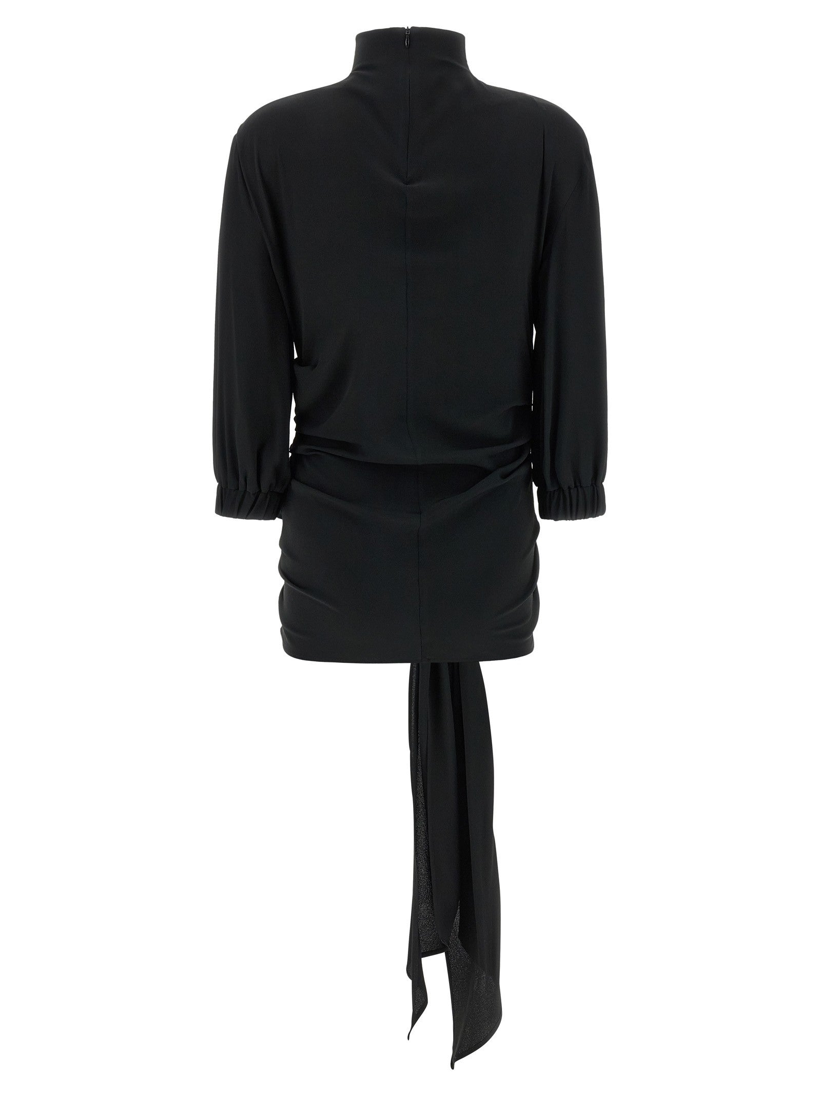 The Attico Sash Top Black