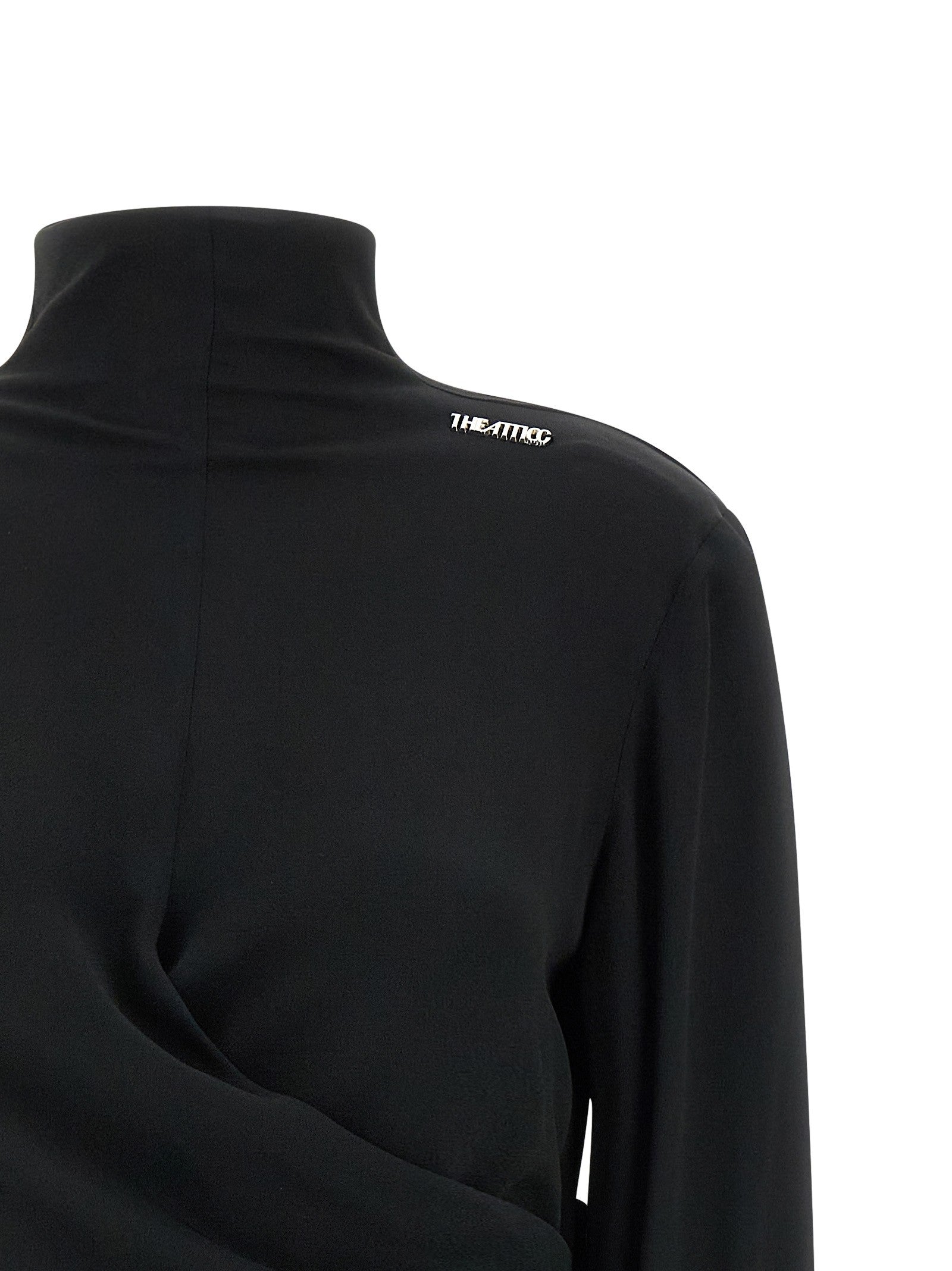 The Attico Sash Top Black