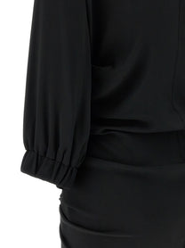 The Attico Sash Top Black