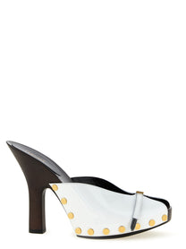 Versace Sassi Clogs White
