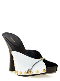 Versace Sassi Clogs White